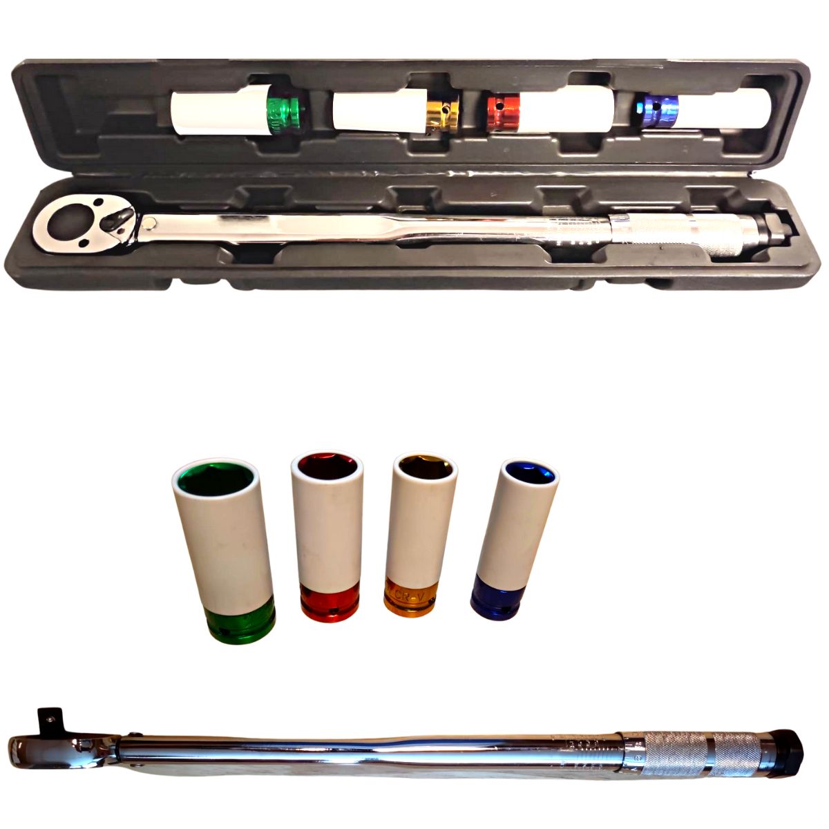 Kit clé dynamométrique Brazoline 2-24Nm 11 pièces - Outillage à main sur La  Bécanerie