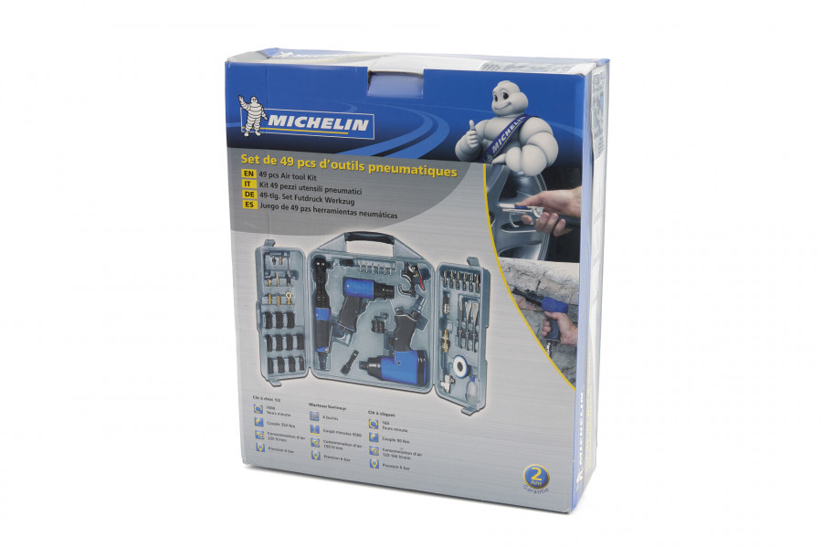 Ensemble d'outils pneumatiques Michelin 49 pièces - AD Outillage