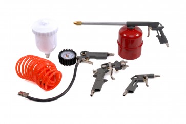 Kit d'outils pneumatiques 5 pièces, soufflette, pistolet