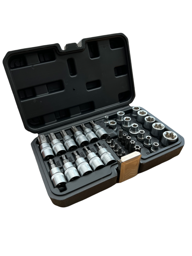 COFFRET À OUTILS DOUILLES 17 PIÈCES kraftmuller Destockage Grossiste